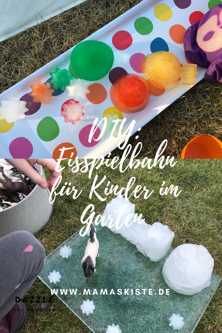 DIY Eisspielbahn für Kinder im Garten oder auf dem Balkon